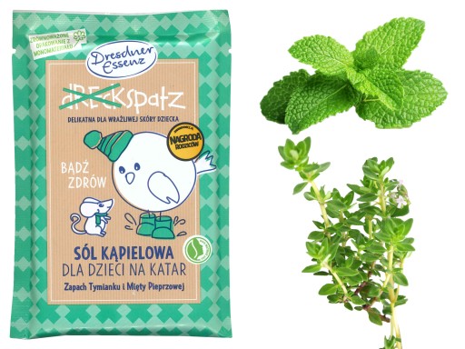 SOĽ DO KÚPEĽA pre DETI na nádchu, prechladnutie, BUĎTE ZDRAVÍ Dresdner Essenz