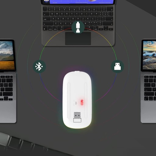 Bezdrôtová myš pre notebook Bluetooth / USB