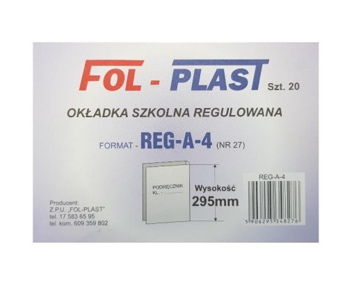 Obal na učebnice 295 mm A4 NASTAVITEĽNÝ Č.27