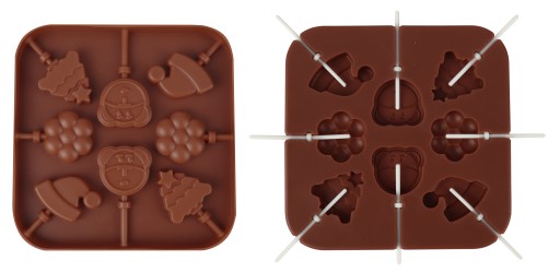 Silikónová forma LOllipops vianočný stromček