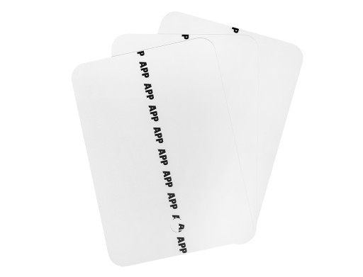 METAL test sprchovej karty | 148 mm x 105 mm x 0,1 mm | 1 kus. | PROMO APLIKÁCIE
