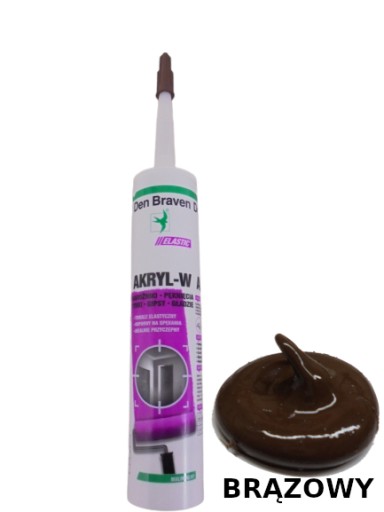 Silikón Den Braven 503320 hnedý 280 ml
