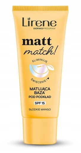 ZMATŇUJÚCI BÁZE POD MAKÉPU S VÝŤAŽKOM SLADKÉHO MANGA SPF15 LIRENE