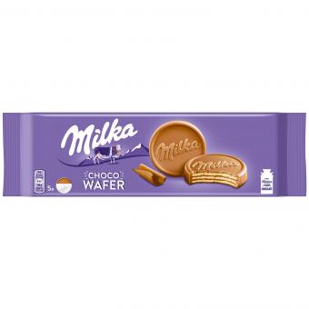 Milka Choco wafle so smotanovou mliečnou čokoládou oblátková tyčinka 1 ks plnená