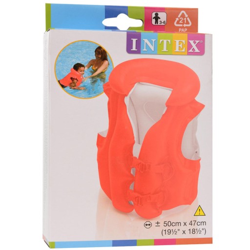 Plavecká vesta s golierom o veľkosti 50x47cm