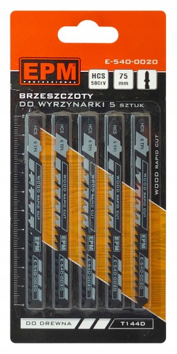 PÍLOVÝ LIST PRO DO priamočiarej píly 100 mm 6TPI WOOD T144D 5
