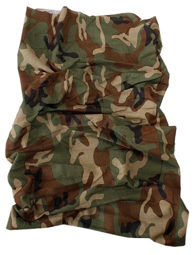 Multifunkčná ochranná šatka Mil-Tec woodland camo bandana