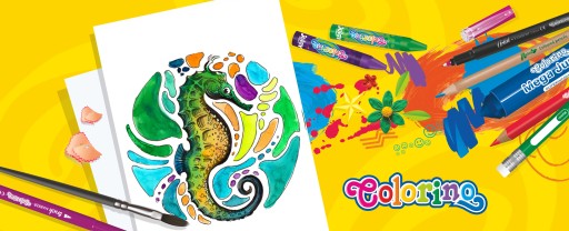 COLORINO TEMPERA MAĽUJE V TUBÁCH SO ŠTETEKOM