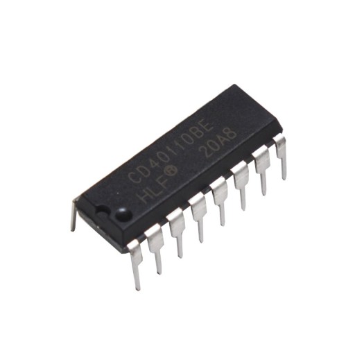 CMOS desiatkové počítadlo CD40110 DIP16 CD40110BE