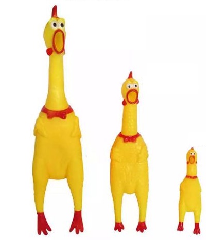 VEĽKÁ HRAČKA PRE PSA PIKAJÚCE KURČA 38 CM