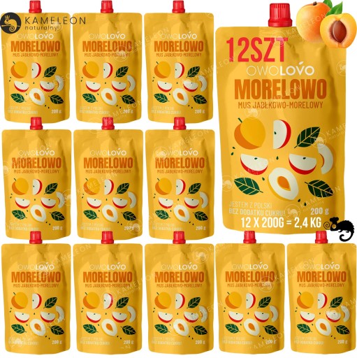 OWOLOVO ovocie bez cukru MARHUĽA - MARHUĽOVÉ JABLKO 200g