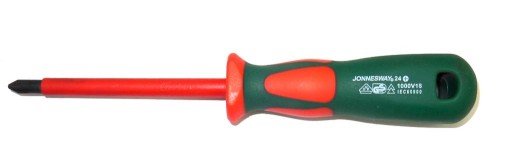 Izolovaný krížový skrutkovač PH1 x 80mm Jonnesway