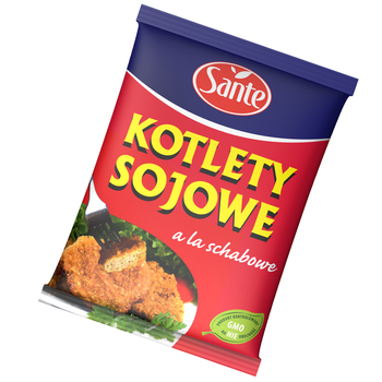 1x 100g SANTE Sójové rezne a la bravčové kotlety