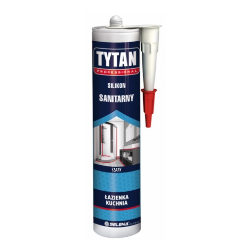 Sivý sanitárny silikón 280 ml Titanium