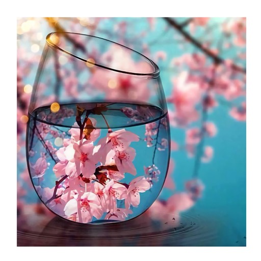 Sada na 5D diamantové maľby - Peach Blossom