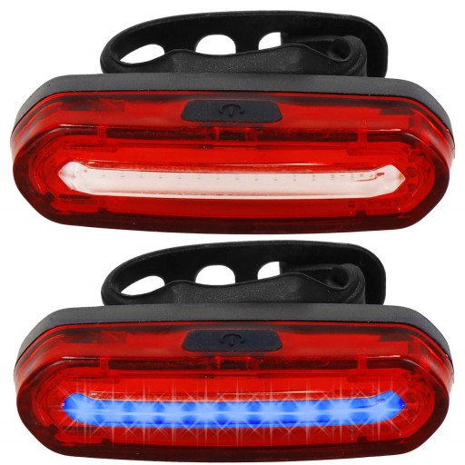 ZADNÁ BICYKLOVÁ LAMPA USB LED PRE ZADNÉ VÝKONNÉ OSVETLENIE NA BATÉRIU BICYKLA