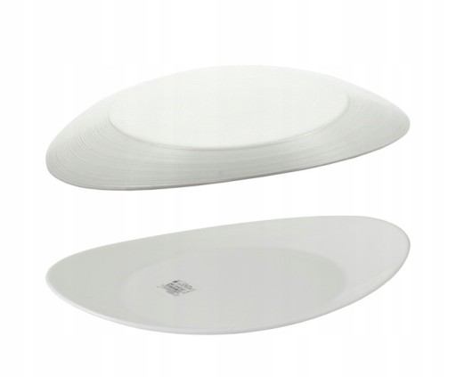 Oválny tanier 32 cm Sklenený tanier Prometeo 10200