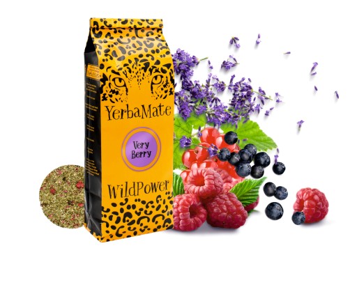 Yerba Mate VERY BERRY 200g WildPower malina čučoriedka červená ríbezľa