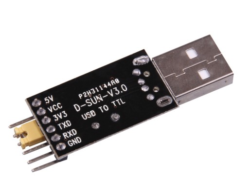 Sériový prevodník, USB RS232 adaptér na systéme CH340G