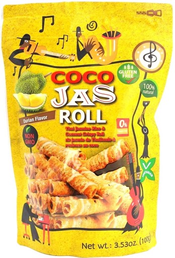 Kokosovo-ryžová chrumkavá roláda DURIAN 100g
