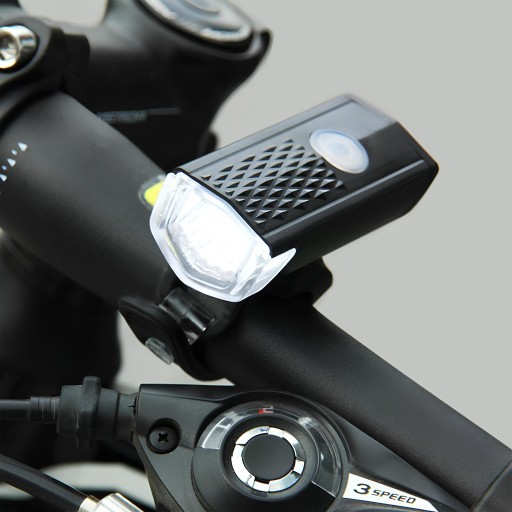 BIKE LAMP predné biele svetlo osvetlenie bicykla 300 lm držiak