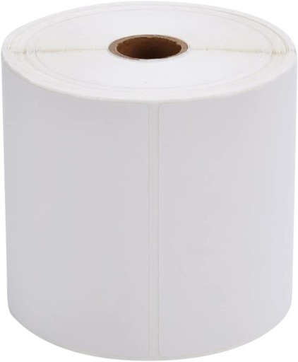 BIELE TERMOŠTÍTKY 100x150 mm 500 ks