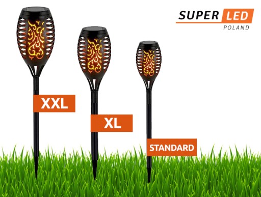 LED solárne svietidlo LATERN DRIVEN TORCH plameň 50cm