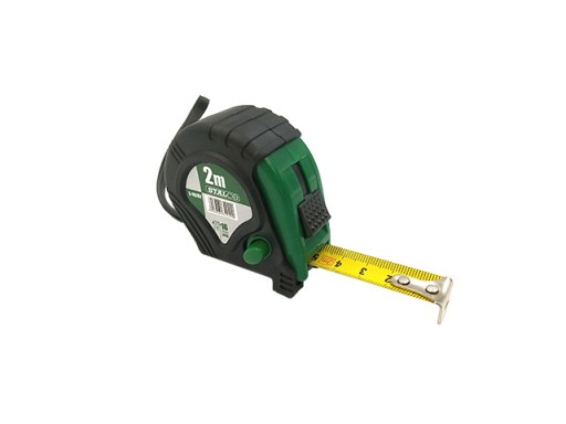 Merač, miera, rolovaná páska 2m x 16mm STALCO