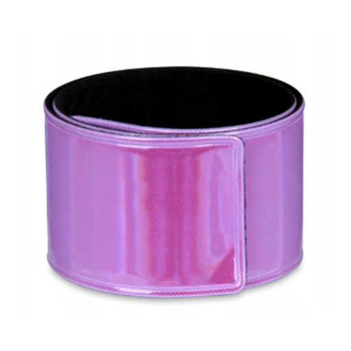 SAMOUPÍNACÍ REFLEXNÝ PÁS fialový 34 x 3 cm PREMIUM VELÚR