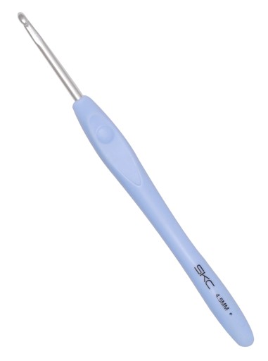 Hliníkový Háčik na háčkovanie s ergonomickou rukoväťou 4,5 SKC