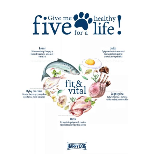 Happy Dog FIT&VITAL MINI PUPPY 300g pre šteniatka od 4 týždňov + ZADARMO