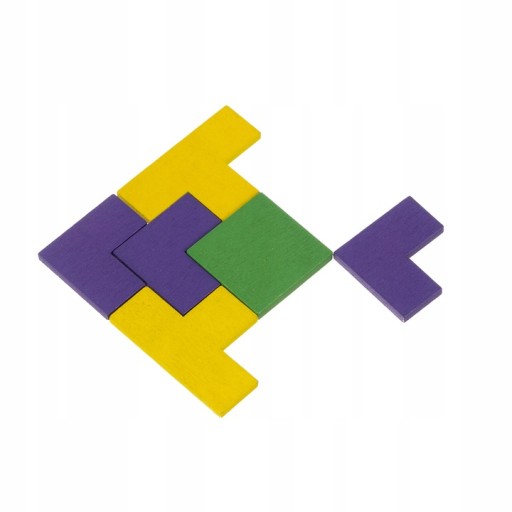 DREVENÉ LOGICKÉ HÁDANKY DREVENÉ BLOKY TETRIS 40 kusov