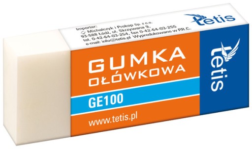 GUMA CERUŽKA na vymazanie BIELY Tetis ARTISTIC SOFT