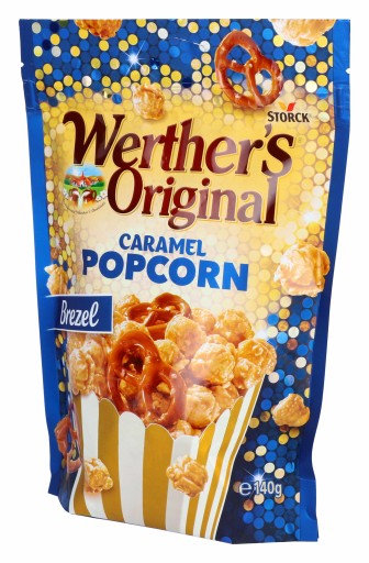 Karamelový popcorn a Wertherove originálne praclíky 140g