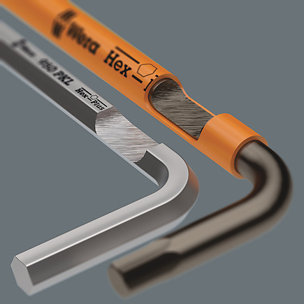 WERA 5mm Hex-Plus pravý uhlový imbusový kľúč s guľôčkou