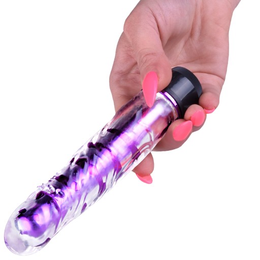 VIBRÁTOR S ORIEŠKAMI MÄKKÝ GÉL