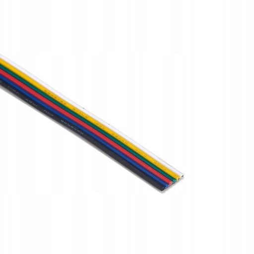 RGB+CCT KÁBEL 6-PINOVÝ AWG22 LED pásik 6pin 1m
