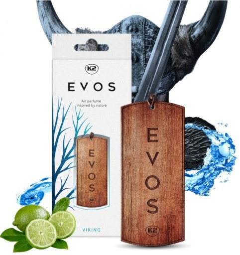 Vôňa do auta K2 EVOS VIKING, drevený prívesok