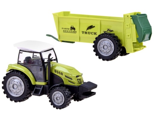 Traktor s prívesom poľnohospodárskej techniky ZA3433
