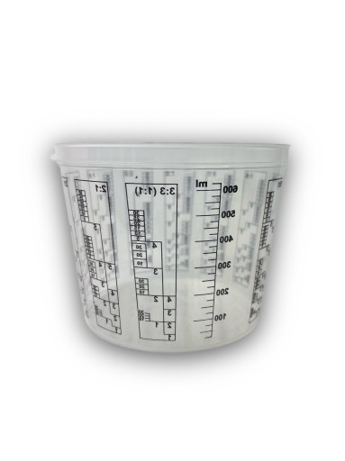 MALOVAČKA S STUPŇOU na laky a živice 750 ml s odmerkou x 3 ks