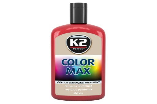 K2 COLOR MAX 200ML ČERVENÁ - FAREBNÝ VOSK Re