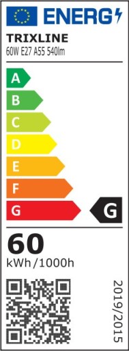 10x tradičná GLS žiarovka 230V E27 60W 540lm TR