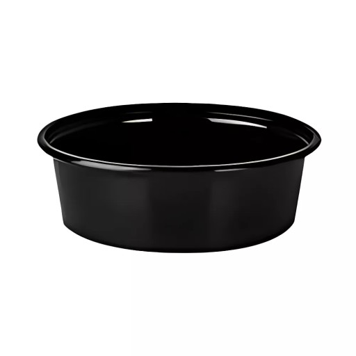 Nádoby na omáčku, čierne, opakovane použiteľné nádoby na omáčku, dip, jedlo, 50 ml