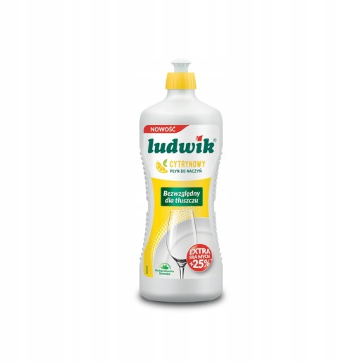 Ludwik - Prostriedok na umývanie riadu, mäta - 900 ml