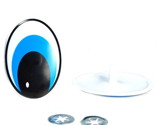 EYES BLUE ELIPSE MESH 53x37mm - SCOGS