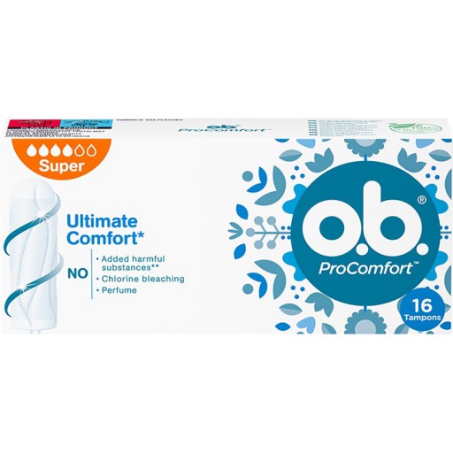 OB TAMPÓNY PRO COMFORT SUPER 16 ks