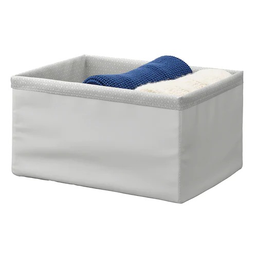 ORGANIZÁTOR BAXNA KONTAJNER SIVÁ/BIELA 20x26x10 CM