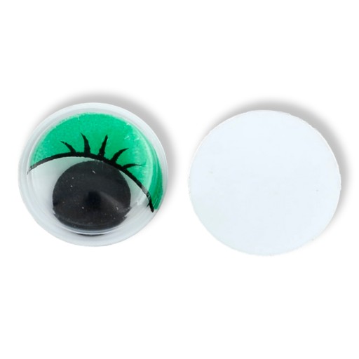 POHYBLIVÉ OČI NA DEKORÁCIU 12x3,5mm 20ks