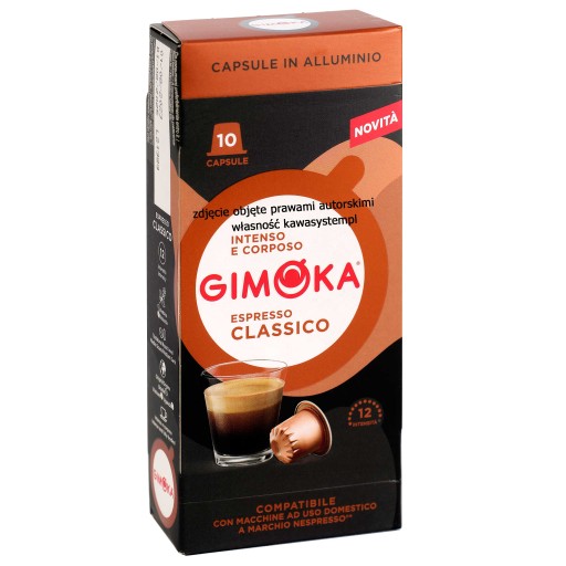 Hliníkové kapsuly Nespresso Gimoka Classico