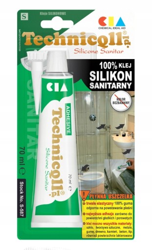 SANITÁRNY SILIKON S-587 TECHNICQLL CLEAR 70ml